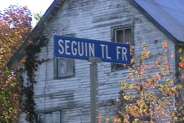 Visiting an old General Store from the 30's.  Once right next to the train station in Swords.  The railway line, Grand Trunk, has long since been abandoned.  Its now the Seguin Trail and that's what we are riding in these pics. ... click here for more on the ghost town of Swords